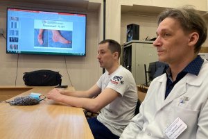 Наши хирурги на мастер-классе по применению микроробота у пациентов с критической ишемией нижних конечностей