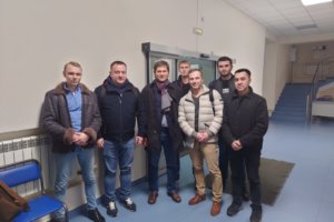 А.В.Светликов в окружении учеников на 285  заседании общества хирургов Н.И. Пирогова.